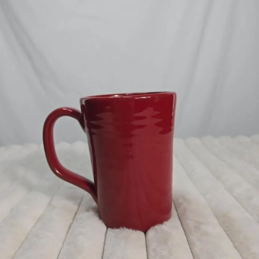Unbranded Red and Burgundy Dinnerware